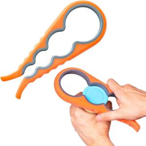 1 pièces Ouvre Bocal Manuel, ouvre bouteille, ouvre bocal, Multifonctionnel 6 en 1 Ouvre Bouteille, Ouvre Bocaux pour Les Personnes Âgées, Les Enfants, Les Personnes Souffrant D&rsquo;Arthrite