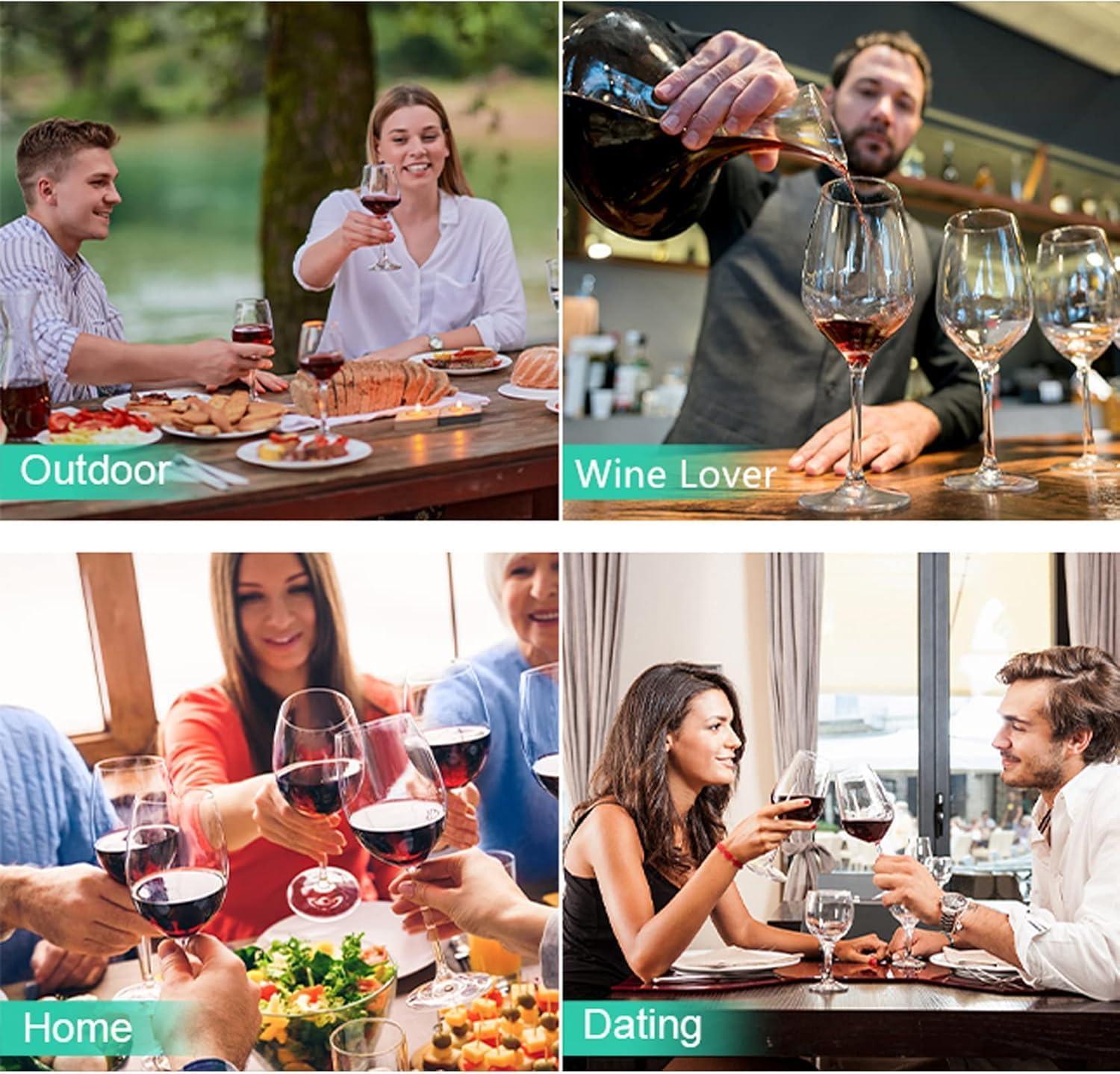 imageTire bouchon vin 4 en 1 ouvre bouteille professionnel avec coupecapsule verseur vin bouchons vide tire bouchon sommelier pour cadeau cadeau homme la maison le restaurant les ftesManuel 4 en 1 Noir