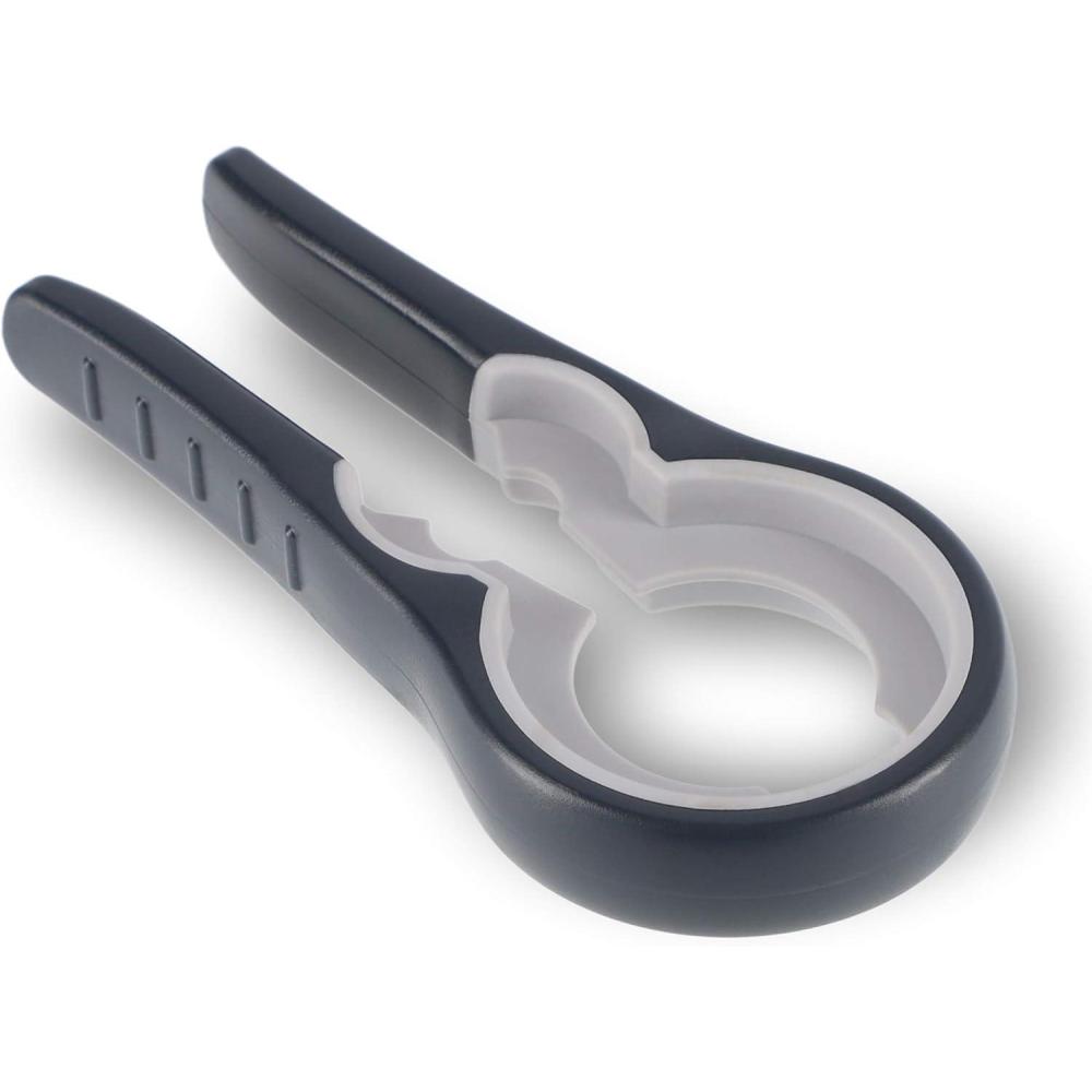 imageOuvrebouteille en plastique KADAX ouvreverre ouvrepot ouvrecouvercle ouvrebote ouvreverre multifonctionnel facile utiliser pour les enfants gris