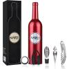 Set D'accessoires pour le Vin 5 Pièces - Rouge