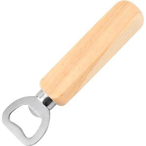1 Pièce decapsuleur,Ouvre-bouteilles,Bière Ouvre-Bouteille,décapsuleurs en acier inoxydable avec Poignée en bois,Poignée en Bois Ouvre-Bouteille,pour la Maison Cuisine Bar camping