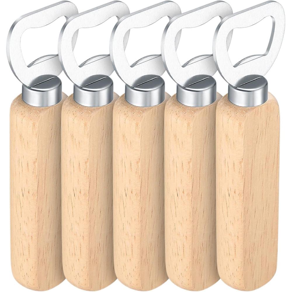 imageLot de 5 ouvrebouteille ouvrecapsule naturel ouvrecapsule ouvrecapsule cadeau personnalis pour homme