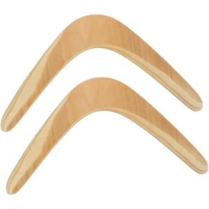 2 pièces Bois Volant pour Garçon Fille Décompression Résistant et Léger Jeux de Plein Air Garçon Fille