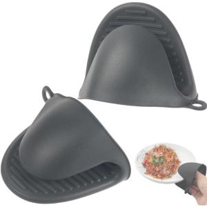 1 Paire Gants de Four Résistant à la Chaleur, Gants de Cuisine Antidérapants, Gant de Cuisine épais en Silicone résistant à la Chaleur pour la Cuisson, la Cuisson, Les barbecues et Les grillades