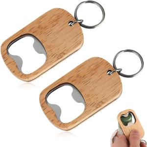 2 Pcs Décapsuleur Porte Clé Cadeau Parrain Ouvre Bouteille Pour Noël Fête Parrain Baptême Avec Boîte