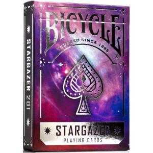 Bicycle – Jeu de 54 Cartes à Jouer – Stargazer 201 – Jeu emblématique – Magie/Carte Magie, Violet(Stargazer 201)