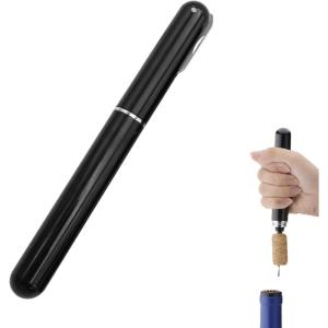 1 PCS Ouvre-vin à pression d&rsquo;air 2-en-1 avec coupe-papier Ouvre-bouteille,Tire Bouchon Pompe À Air,Tire-Bouchon Portable pour Voyage,Idéal pour Camping,Fêtes,Bar,Cadeau pour Amateurs de Vin.