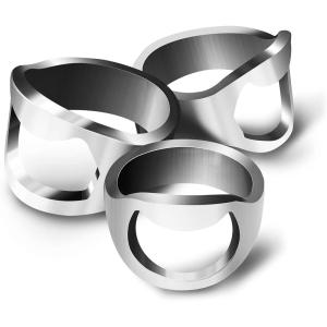 ✮MARQUE FRANCAISE✮ bague decapsuleur|3 PCS: 20,22 et 24MM| ✮✮GARANTIE A VIE✮✮ Decapsuleur en acier inoxydable-bague ouvre bouteille et bières(3)