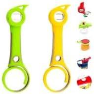 1 décapsuleur manuel multifonction pour boîtes de conserve – Vert(Vert)