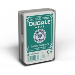 Ducale Origine – Jeu de 32 Cartes – Jeu de Belote – Boîte Plastique (Lot de 4)(2 cm x 6 cm x 9 cm)