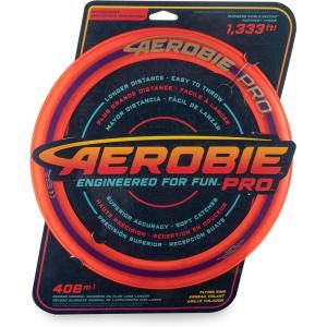 Aerobie Pro Ring, Disque Volant d&rsquo;extérieur, 35,6 cm, Bleu(Orange)